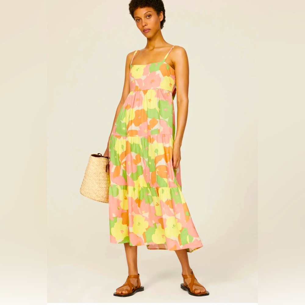 Social Standard by Sanctuary Ladies Smocked Back Dress Size Small Fiesta